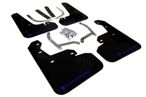 Kuva: Rally Armor 17 - 23 Subaru Impreza 4D5D Black UR Mud Flap wBlue Logo