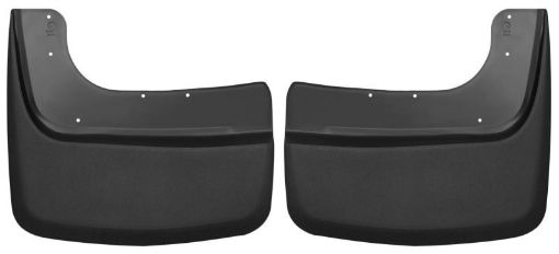 Kuva: Husky Liners 17 - 22 Ford F350450 Dually SuperDuty Custom - Molded Front Mud Guards (wo Fender Flares)