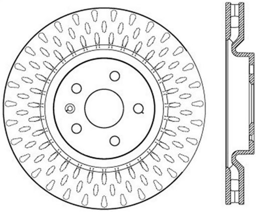 Kuva: StopTech Power Slot 14 - 17 Chevrolet SS Front Right Slotted Rotor