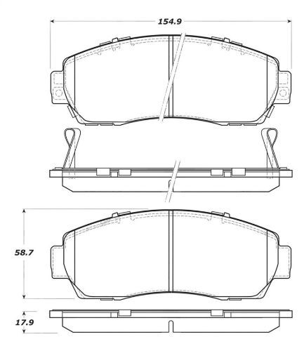 Kuva: StopTech Performance 2010 - 2012 Acura RDX Front Brake Pads