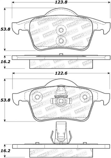 Kuva: StopTech Performance 99 - 06 Volvo S80 Rear Brake Pads