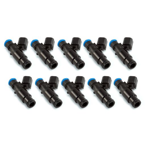 Kuva: Injector Dynamics ID1300x Injectors - 08 Dodge Viper 8.38.4L 14mm Bottom Adapters (Black) - Set of 10