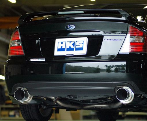 Kuva: HKS SILENT Hi - Power BL5 EJ20 Turbo (Rear Center)