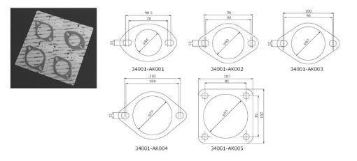 Kuva: HKS Gasket 60mm Universal EX (2pcs)