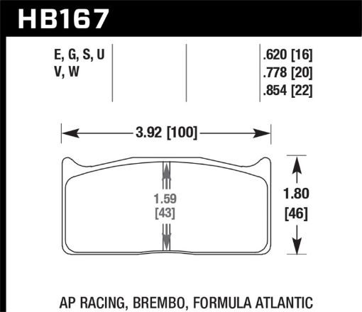 Kuva: Hawk AP Racing DTC - 60 Race Brake Pads