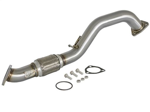 Kuva: aFe Power Elite Twisted Steel 16 - 17 Honda Civic I4 - 1.5L (t) 2.5in Rear Down - Pipe Mid - Pipe