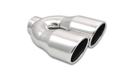 Kuva: Vibrant 2.5in ID Dual 3.5in OD Round SS Exhaust Tip (Single Wall Angle Cut)