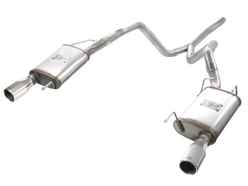 Kuva: aFe MACHForce XP 05 - 09 Ford Mustang V6 4.0L 2 - 12in. 409 SS Cat - Back Exhaust