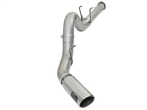 Kuva: aFe ATLAS 5in DPF - Back Alum Steel Exhaust System wPolished Tip 2017 Ford Diesel Trucks V8 - 6.7L (td)