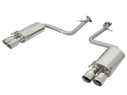 Kuva: aFe Takeda 16 - 17 Lexus RC 200T 2.0L (t) 2in. SS Axle - Back Exhaust System wPolished Tips