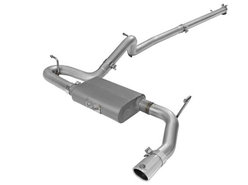 Kuva: aFe Scorpion 2 - 12in Aluminized Steel Cat Back Exhaust 07 - 17 Jeep Wrangler V6 - 3.63.8L (4 Dr)