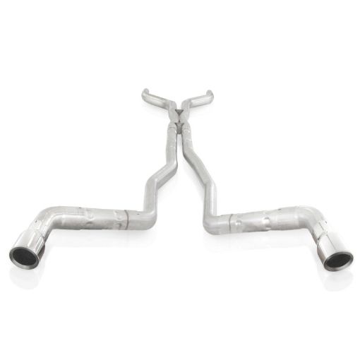 Kuva: Stainless Works 10 - 15 Camaro 6.2L 3in Dual Chambered Catback System X - Pipe Factory Connect