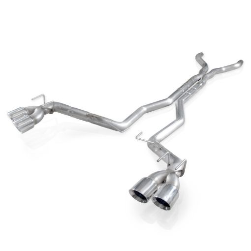 Kuva: Stainless Works 2012 - 15 Camaro ZL1 6.2L 3in Catback Dual Chambered Exhaust X - Pipe Quad Tips