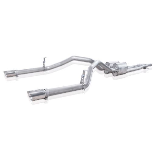 Kuva: Stainless Works Chevy SilveradoGMC Sierra 2007 - 16 5.3L6.2L Exhaust Y - Pipe Under Bumper Exit