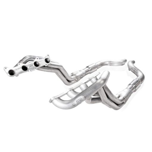 Kuva: Stainless Works 2015 - 16 Mustang GT Headers 1 - 78in Primaries 3in High - Flow Cats Factory Connection