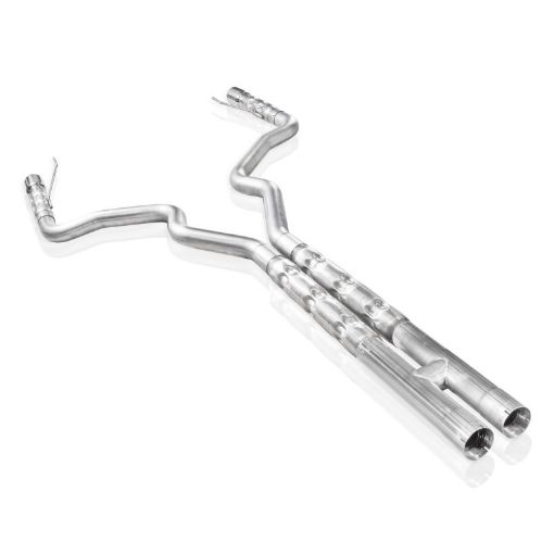 Kuva: Stainless Works 2015 - 16 Mustang GT 3in Catback H - Pipe Retro Chambered Mufflers 3in Cores