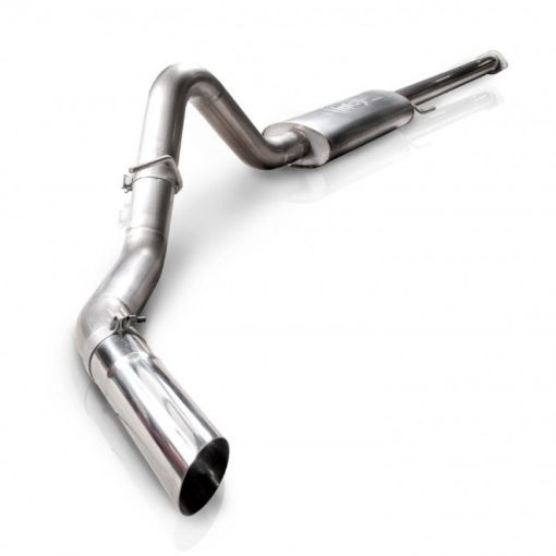 Kuva: Stainless Works 2011 - 14 F - 150 3.5L 3 - 12in Catback Chambered Muffler Factory Connection