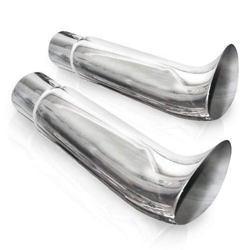 Kuva: Stainless Works Elf Ear Exhaust Tips 2in Body 2in ID Inlet