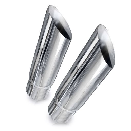 Kuva: Stainless Works Angle Cut Resonator Tips 2in ID Inlet 3in Body