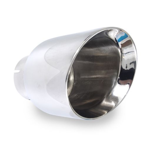 Kuva: Stainless Works Conical Double Wall Slash Cut Exhaust Tip - 5in Body 3in Inlet 6 - 14in length