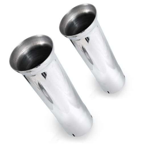 Kuva: Stainless Works Bell Exhaust Tips - 2in ID Inlet 2in Body