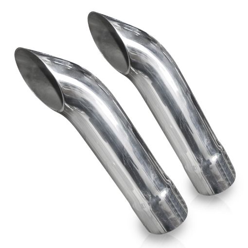 Kuva: Stainless Works Extended Turn Down Tips - 2 12in ID Inlet 2 12in Body