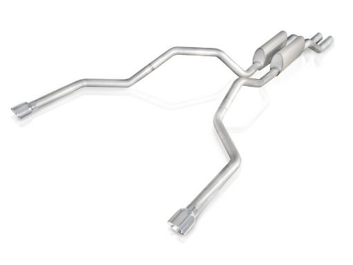 Kuva: Stainless Works 2004 - 08 F150 5.4L Exhaust 2 - 12in Chambered Mufflers Under Bumper Exit