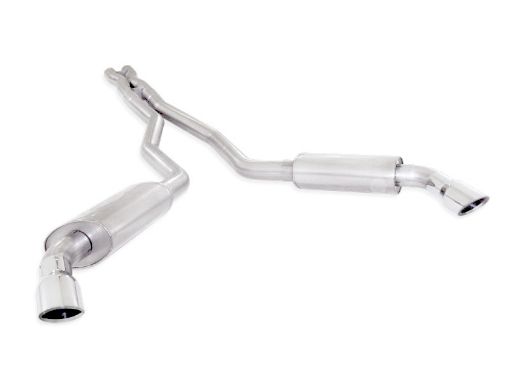 Kuva: Stainless Works 2010 - 15 Camaro 6.2L 3in Exhaust X - Pipe Chambered Turbo Mufflers Polished Tips