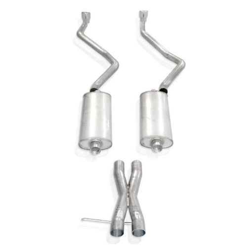 Kuva: Stainless Works 2007 - 14 Chevy Tahoe And Yukon LT 2 - 12in Exhaust X - Pipe Chambered Mufflers Tips