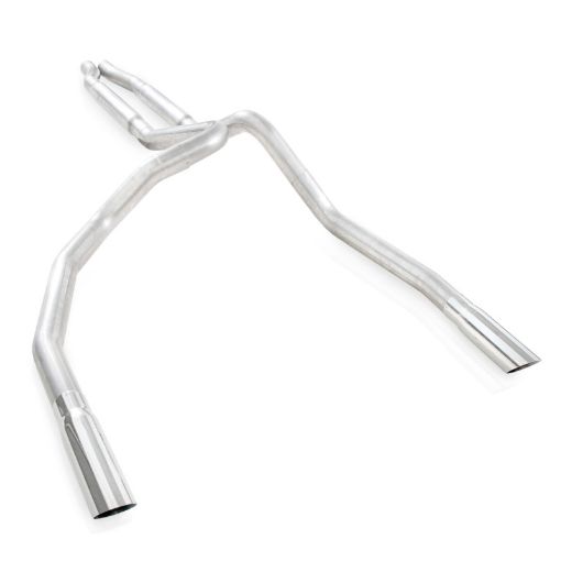 Kuva: Stainless Works 2011 - 14 F - 150 5.0L 3in Exhaust S - Tube Mufflers Under Bumper Exit