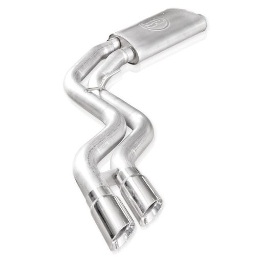 Kuva: Stainless Works 2015 - 18 F - 150 Exhaust X - Pipe Resonator Muffler Exits In Front Of Passenger Rear Tire