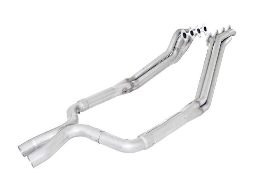 Kuva: Stainless Works 2005 - 10 Mustang GT 1 - 34in Headers 3in High - Flow Cats X - Pipe Factory Connection