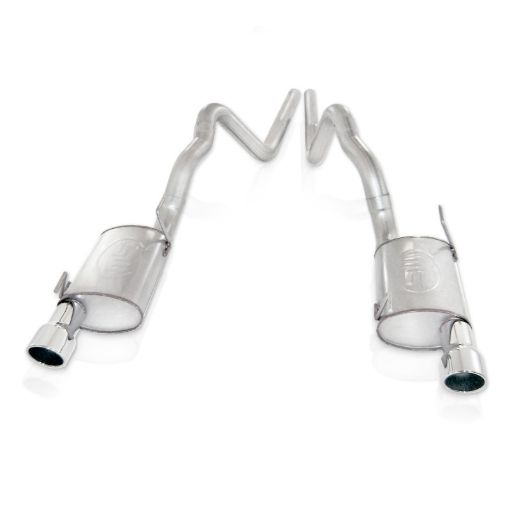 Kuva: Stainless Works 2007 - 10 Shelby GT500 3in Catback X - Pipe Chambered Mufflers