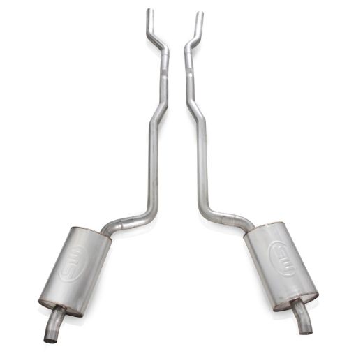 Kuva: Stainless Works 1968 - 72 Corvette Exhaust SB 2 - 12in Factory Style Mufflers