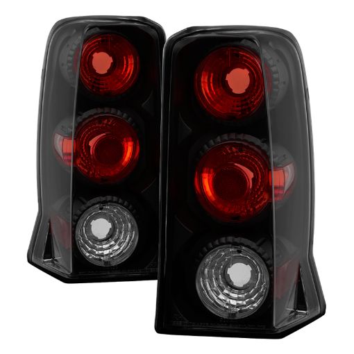 Kuva: Spyder Cadillac Escalade 02 - 06 Euro Tail Lights Black Smoke ALT - YD - CE02 - BSM