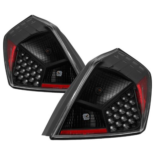 Kuva: xTune Nissan Altima 07 - 12 Sedan LED Tail Lights - Black ALT - JH - NA07 - 4D - LED - BK