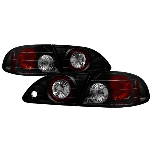 Kuva: Spyder Toyota Corolla 98 - 02 Euro Tail Lights Black Smoke ALT - YD - TC98 - BSM