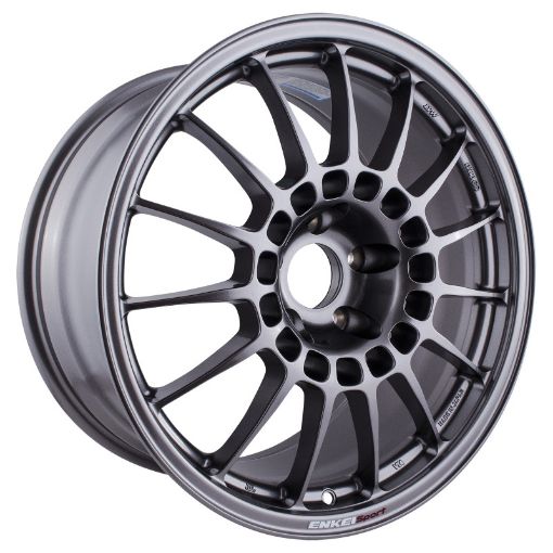 Kuva: Enkei RCT5 18x9.5 5x114.3 38mm Offset 70mm Bore Dark Silver Wheel