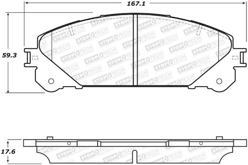 Kuva: StopTech Performance 10 - 17 Lexus RX350 Front Brake Pads