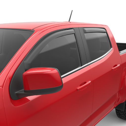 Kuva: EGR 15 Chevy ColoradoGMC Canyon Crew Cab In - Channel Window Visors - Set of 4 - Matte (571395)