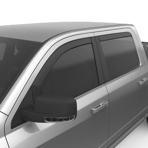 Kuva: EGR 09 - 13 Dodge Ram 150025003500 Crew Cab In - Channel Window Visors - Set of 4 - Matte (572755)