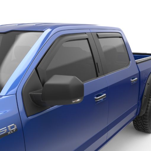 Kuva: EGR 15 Ford F150 Super Cab In - Channel Window Visors - Set of 4 - Matte (573475)