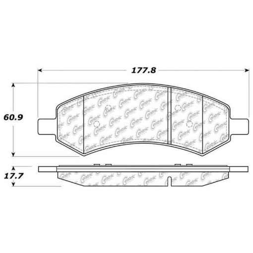 Kuva: StopTech 06 - 17 Dodge Ram 1500 Street Performance Front Brake Pads