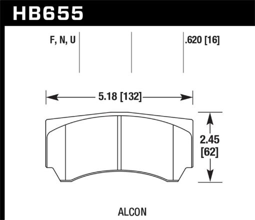 Kuva: Hawk Alcon HPS 5.0 Street Brake Pads