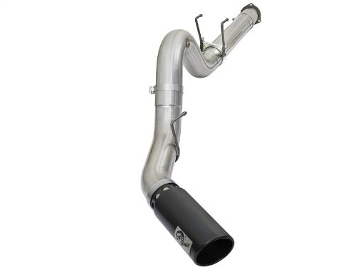 Kuva: aFe ATLAS 5in DPF - Back Alum Steel Exhaust System wBlack Tip 2017 Ford Diesel Trucks V8 - 6.7L (td)