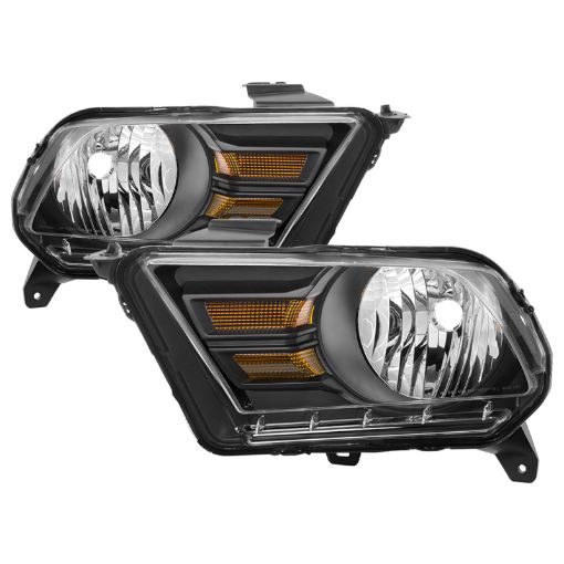 Kuva: xTune Ford Mustang 10 - 14 (Non HID) OEM Style Headlights - OEM Black HD - JH - TCOL14 - OE - L