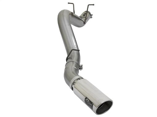 Kuva: aFe LARGE BORE HD 5in 409 - SS DPF - Back Exhaust wPolished Tip 2017 GM Duramax V8 - 6.6L (td) L5P