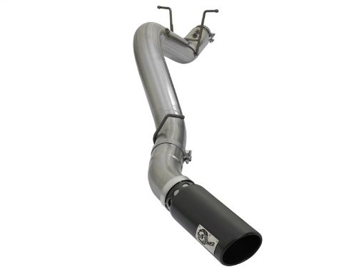 Kuva: aFe LARGE BORE HD 5in 409 - SS DPF - Back Exhaust wBlack Tip 2017 GM Duramax V8 - 6.6L (td) L5P