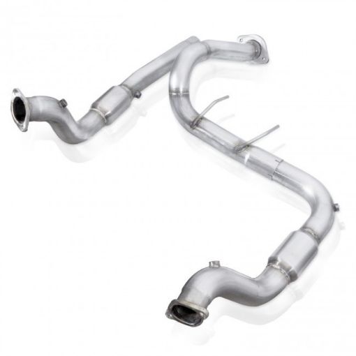 Kuva: Stainless Works 2017 F - 150 Raptor 3.5L 3in Downpipe High - Flow Cats Factory Connection