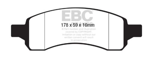 Kuva: EBC 09 - 17 Chevy Traverse Ultimax2 Rear Brake Pads